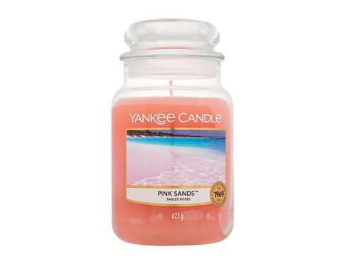 Vonná svíčka Yankee Candle Pink Sands 623 g vada zbarvení