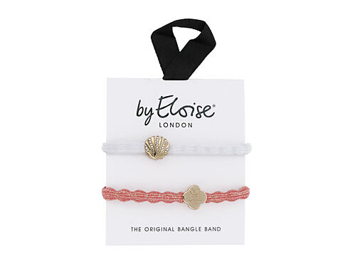 Gumička na vlasy By Eloise London Bangle Set Coral Beach 1 ks
