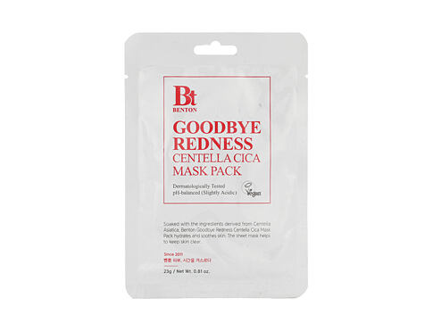 Pleťová maska Benton Goodbye Redness Cica Mask Pack 23 g