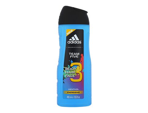 Sprchový gel Adidas Team Five 3in1 400 ml