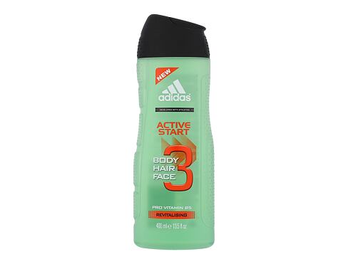 Sprchový gel Adidas 3in1 Active Start 400 ml