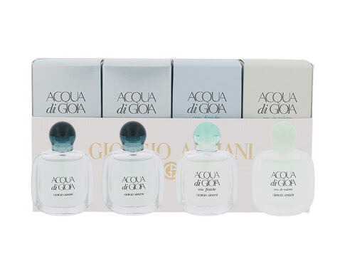 Toaletní voda Giorgio Armani Mini Set 4 20 ml Kazeta
