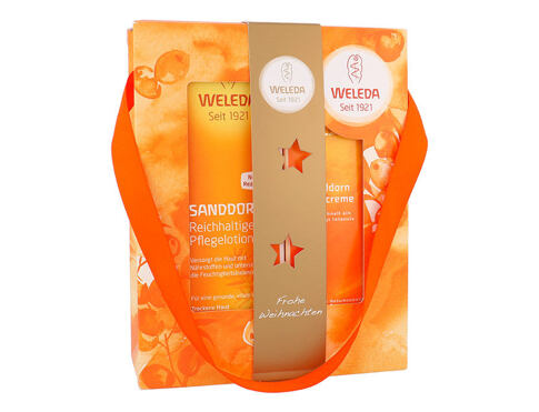 Tělové mléko Weleda Sea Buckthorn 200 ml Kazeta