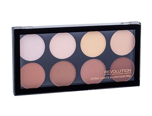 Rozjasňovač Makeup Revolution London Iconic Lights & Contour Pro 13 g