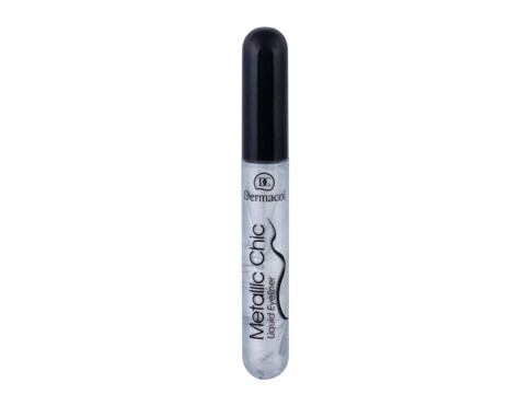 Oční linka Dermacol Metallic Chic 6 ml 3 Silver