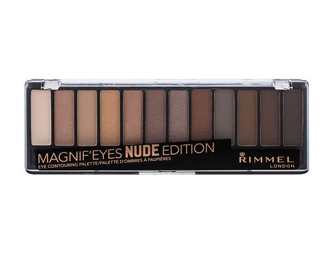 Oční stín Rimmel London Magnif´Eyes Contouring Palette 14,16 g 001 Nude Edition