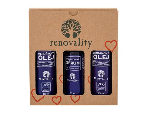 Tělový olej Renovality Original Series Argan Oil 100 ml poškozená krabička Kazeta