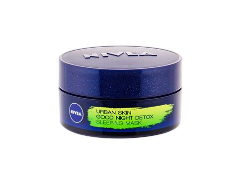 Pleťová maska Nivea Urban Skin Detox Good Night Mask 50 ml poškozená krabička