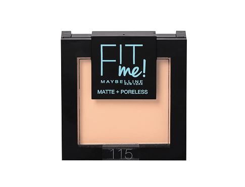 Pudr Maybelline Fit Me! Matte + Poreless 9 g 115 Ivory
