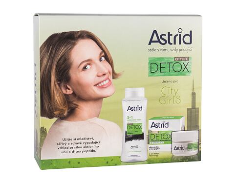 Denní pleťový krém Astrid Citylife Detox 50 ml poškozená krabička Kazeta