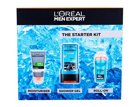 Pleťový gel L'Oréal Paris Men Expert Pure & Matte 50 ml poškozená krabička Kazeta