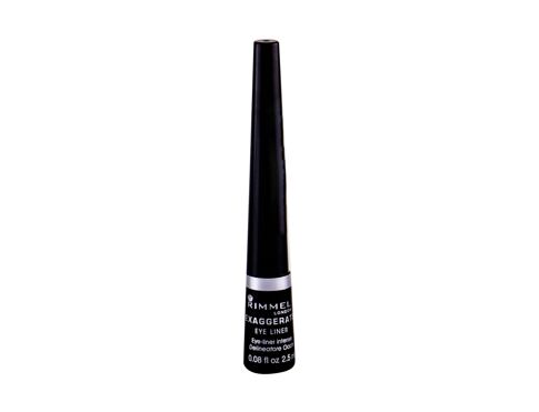 Oční linka Rimmel London Exaggerate 2,5 ml 001 Black