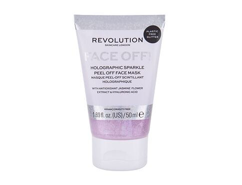 Pleťová maska Revolution Skincare Face Off! Holographic Sparkle 50 ml