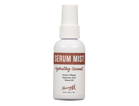 Pleťová voda a sprej Barry M Serum Mist Hydrating Coconut 50 ml