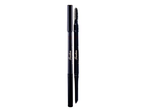 Tužka na obočí Guerlain The Eyebrow Pencil 0,35 g 02 Dark poškozená krabička