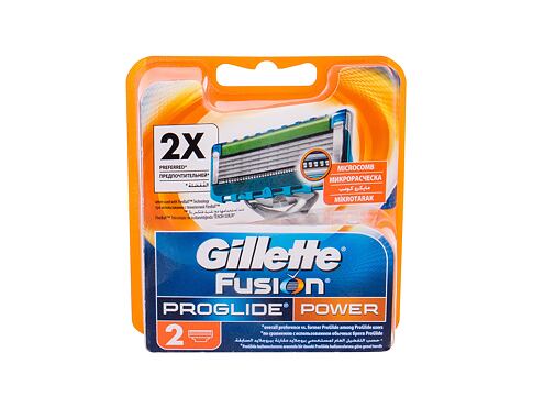 Náhradní břit Gillette Fusion5 Proglide Power 2 ks poškozený obal