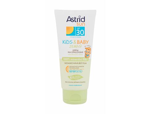 Opalovací přípravek na tělo Astrid Sun Kids & Baby Soft Face and Body Cream SPF30 100 ml