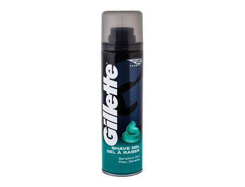 Gel na holení Gillette Shave Gel Sensitive 200 ml poškozený flakon