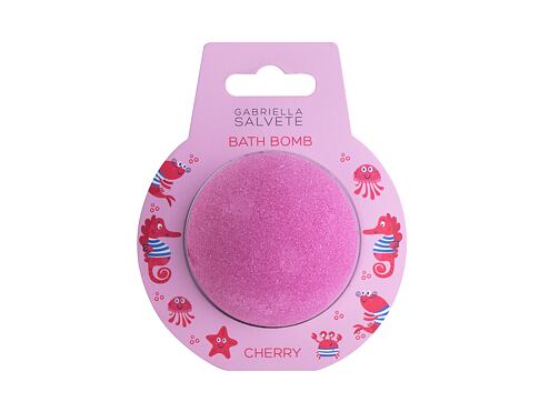Bomba do koupele Gabriella Salvete Kids Bath Bomb Cherry 100 g poškozený obal
