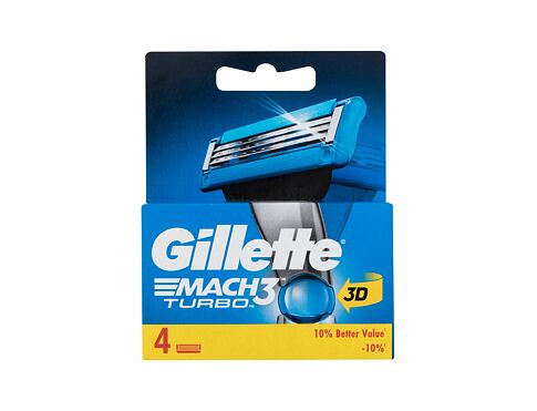 Náhradní břit Gillette Mach3 Turbo 3D 4 g
