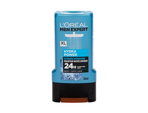 Sprchový gel L'Oréal Paris Men Expert Hydra Power 24 H 300 ml poškozený flakon