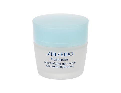 Pleťový gel Shiseido Pureness Moisturizing Gel Cream 40 ml poškozená krabička
