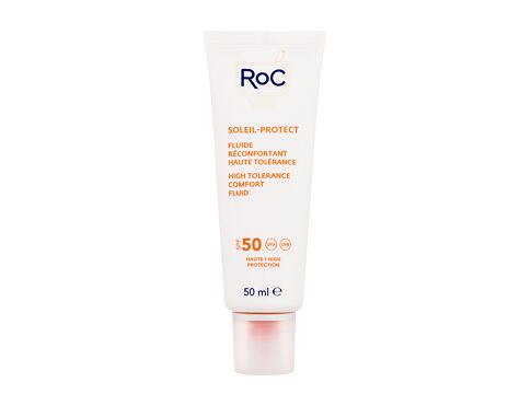 Opalovací přípravek na obličej RoC Soleil-Protect High Tolerance Comfort Fluid SPF50 50 ml
