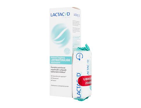 Intimní hygiena Lactacyd Pharma Antibacterial 250 ml poškozená krabička Kazeta