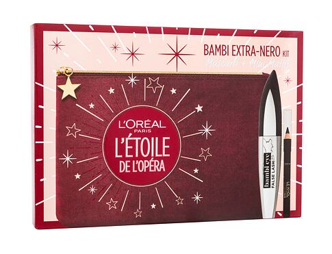Řasenka L'Oréal Paris False Lash Bambi Eye Kit 8,9 ml Extra-Black poškozená krabička Kazeta