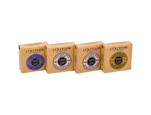 Tuhé mýdlo L'Occitane Shea Butter 100 g poškozená krabička Kazeta