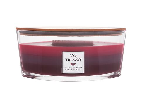 Vonná svíčka WoodWick Trilogy Sun Ripened Berries 453,6 g