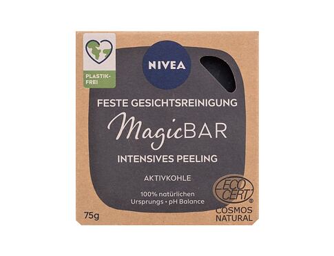 Čisticí mýdlo Nivea Magic Bar Exfoliating Active Charcoal 75 g