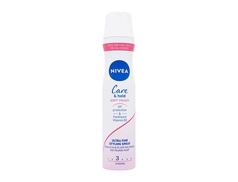 Lak na vlasy Nivea Care & Hold Soft Touch Ultra Fine Styling Spray 250 ml