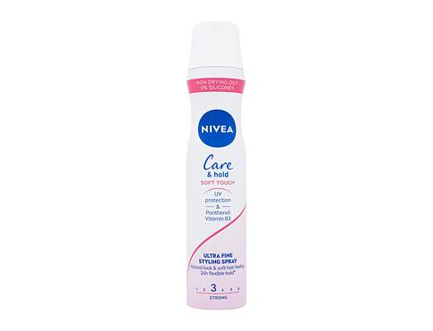 Lak na vlasy Nivea Care & Hold Soft Touch Ultra Fine Styling Spray 250 ml