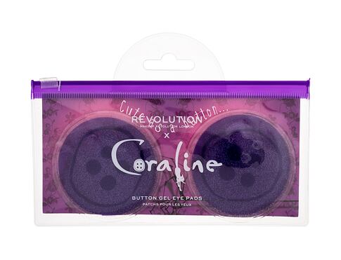 Maska na oči Makeup Revolution London Coraline Button Gel Eye Pads 2 ks