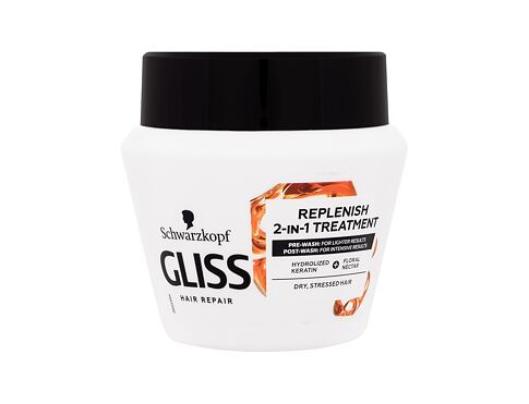 Maska na vlasy Schwarzkopf Gliss Total Repair 2-in-1 Replenish Treatment 300 ml