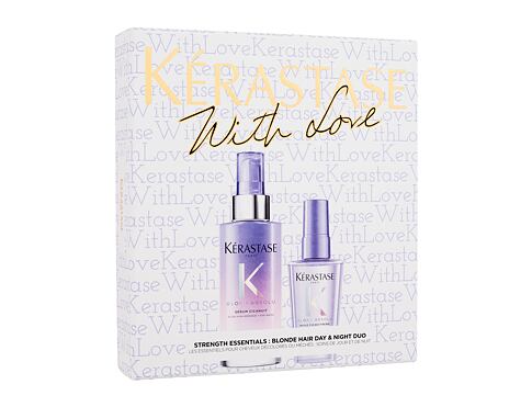 Sérum na vlasy Kérastase Strength Essentials Blonde Hair Day & Night Duo 90 ml Kazeta