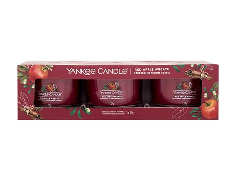 Vonná svíčka Yankee Candle Red Apple Wreath 37 g poškozená krabička Kazeta
