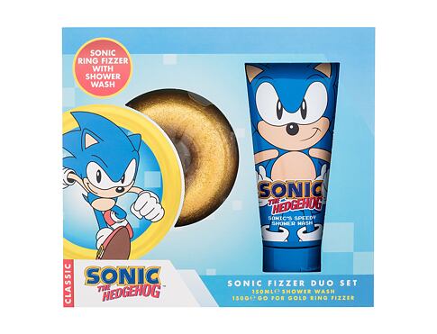 Bomba do koupele Sonic The Hedgehog Bath Fizzer Duo Set 150 g poškozená krabička Kazeta