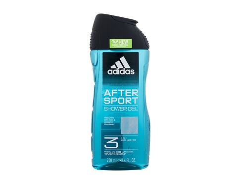 Sprchový gel Adidas After Sport Shower Gel 3-In-1 New Cleaner Formula 250 ml