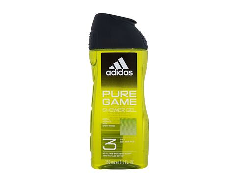 Sprchový gel Adidas Pure Game Shower Gel 3-In-1 250 ml