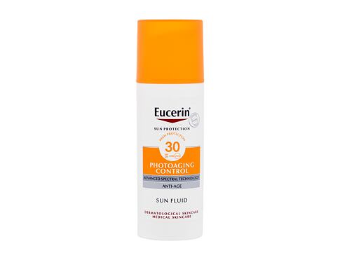 Opalovací přípravek na obličej Eucerin Sun Protection Photoaging Control Face Sun Fluid SPF30 50 ml poškozená krabička