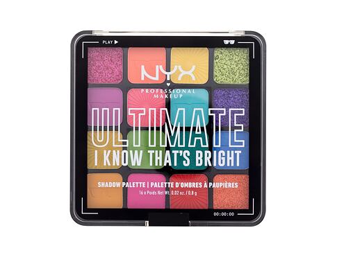 Oční stín NYX Professional Makeup Ultimate I Know That´s Bright 12,8 g