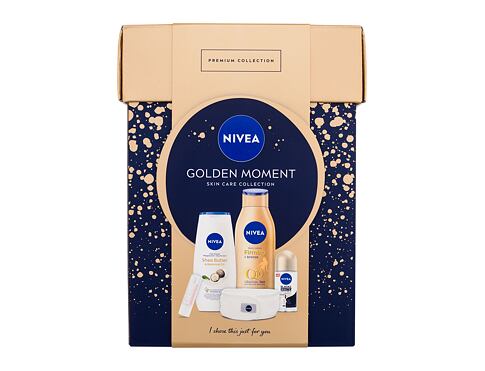 Tělové mléko Nivea Golden Moment 400 ml poškozená krabička Kazeta