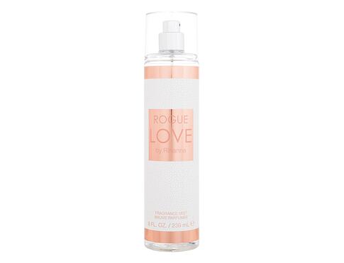 Tělový sprej Rihanna Rogue Love 236 ml poškozený flakon
