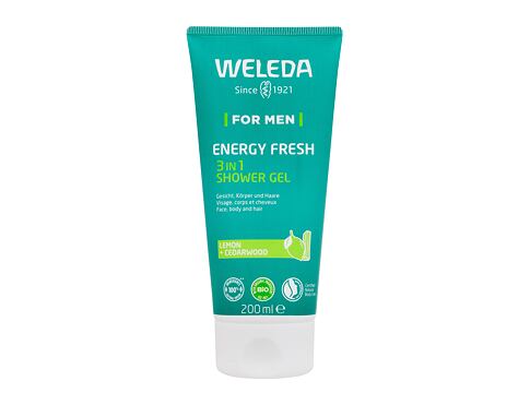 Sprchový gel Weleda For Men Energy Fresh 3in1 200 ml