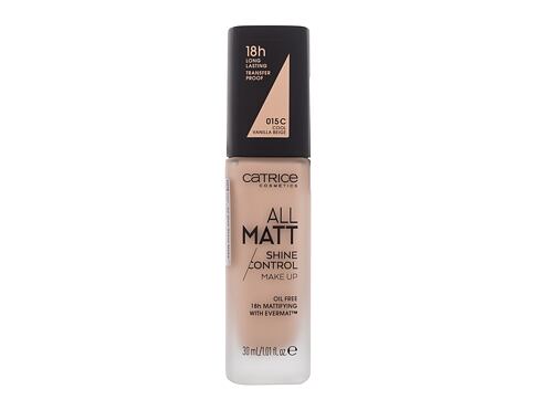 Make-up Catrice All Matt 30 ml 015 C Cool Vanilla Beige poškozený flakon