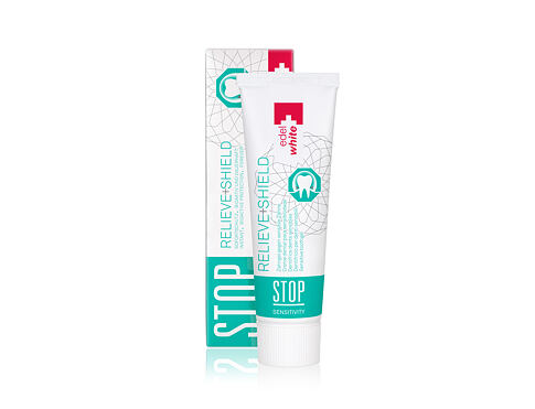 Zubní pasta Edel+White Stop Sensitivity Relieve + Shield Toothgel 75 ml