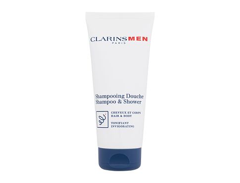 Šampon Clarins Men Shampoo & Shower 200 ml poškozená krabička