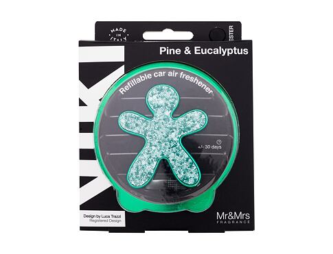 Vůně do auta Mr&Mrs Fragrance Niki Fashion Pine & Eucalyptus 1 ks poškozený obal